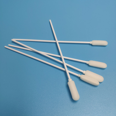14cm 큰 스폰지 헤드 일회용 멸균 면봉 형광 없음