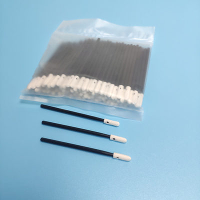 100PCS 뒤스틀스 고청정실 폼 팁은 연속-기포 발포체 린트 무료 면봉을 청소합니다
