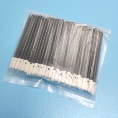 OEM 린트는 PP 핸들과 70 밀리미터 거품 티핑된 세정 면봉을 자유롭게 합니다
