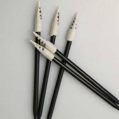보푸라기 없는 나선형 뾰족한 거품 끝 면봉 애플리케이터 76mm 길이