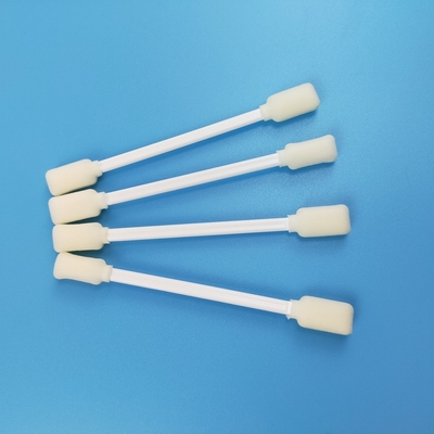 50PCS 직사각형 폴리프로필렌 더블 프린트 헤드 헤드 폼 팁 청소 면봉
