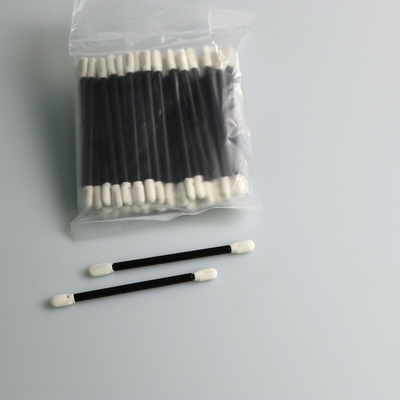 50PCS 클래스 100 클린룸 블랙 핸들이 있는 개방형 셀 폼 면봉