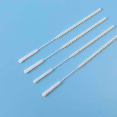 ABS 스틱이 있는 10cm EO Steirle 무리를 이룬 나일론 코 표본 수집 면봉