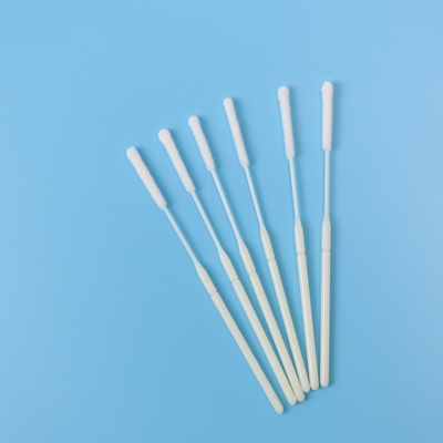 ABS 스틱이 있는 10cm EO Steirle 무리를 이룬 나일론 코 표본 수집 면봉