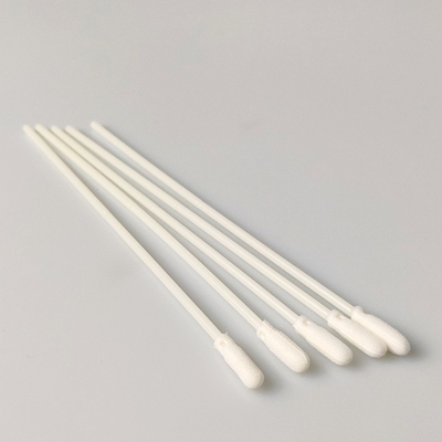 구술 비강소제법 검체 수집은 버릴 수 있는 의학 거품 면봉을 청소합니다