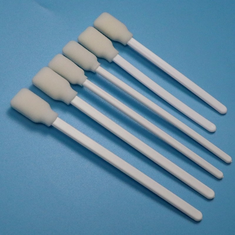 106mm 일회용 흰색 PP 스티커 직사각형 스폰지 스랩 피부 살균제 의료 스폼 스랩 응용기