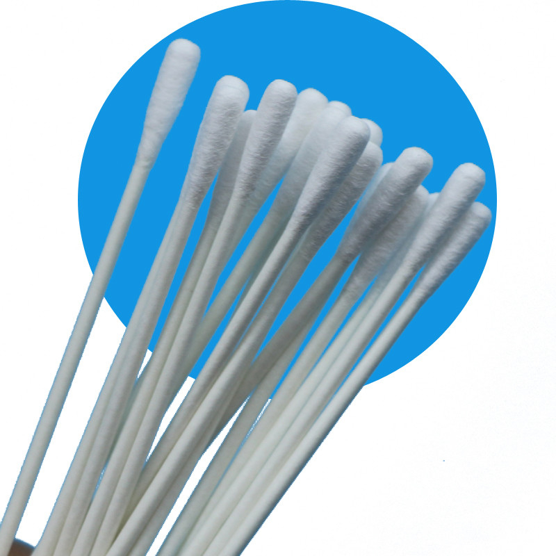 환경 친화적 인 종이 스틱 3.2mm 작은 둥근 Qtips 청정실 두 개의 머리와 함께 솜 덩어리 스랩