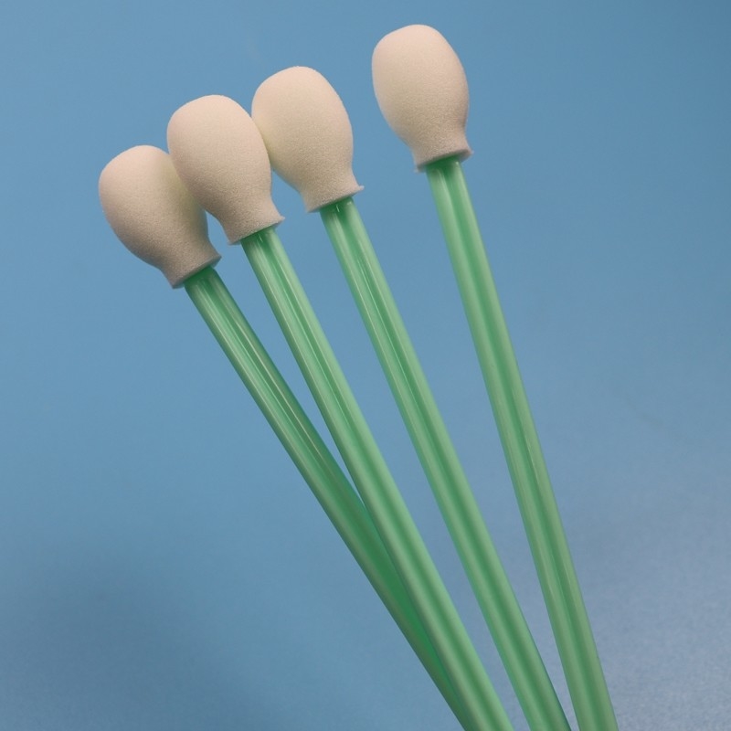 린트 무료 180mm 추가 긴 손잡이 원형 스펀지 세부 스랩 프린터 청소 폼 스랩