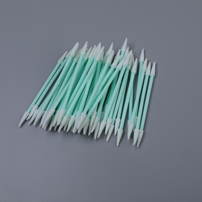 3인치 쌍발 톱 폼 톱 청소 스바브 ESD 받아 들인다 PCB, 프린터 헤드, 센서 및 정밀 전자 (100pcs) 에 이상적입니다