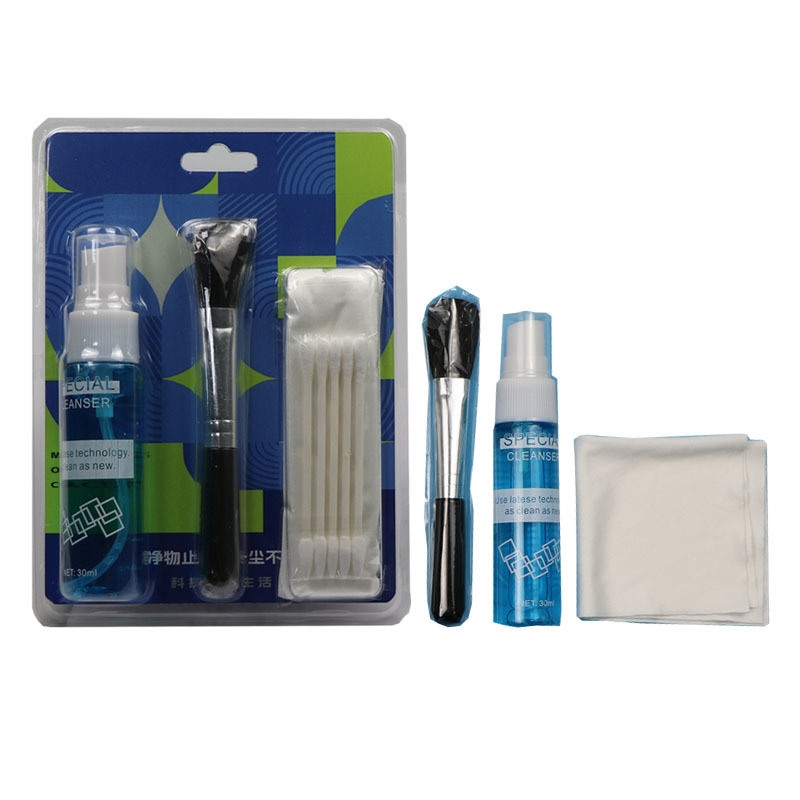 4 in 1 휴대용 마이크로 섬유 청소 와이프 화면 청소기 노트북 렌즈 청소 키트