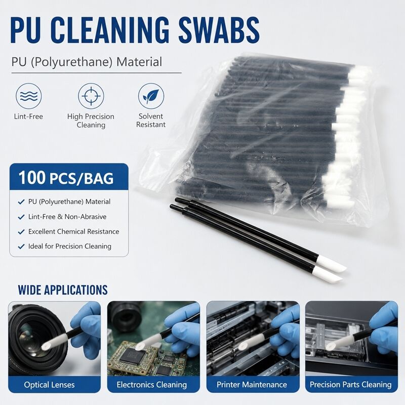 T-11 루비 스틱 린트 무료 스랩 5mm 고 흡수성 PU 폼, 씻을 수 있으며 프린터 및 광학 청소용 린트가 없습니다.
