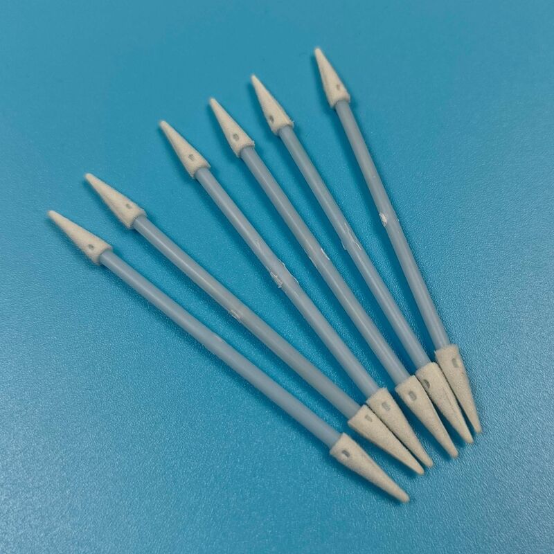 린트 무료 블루 핸들 3.6mm 미니 톱 스펀지 스랩 자동차 청소 세부 스랩 정밀 청소 ESD 폼 스랩 청정실